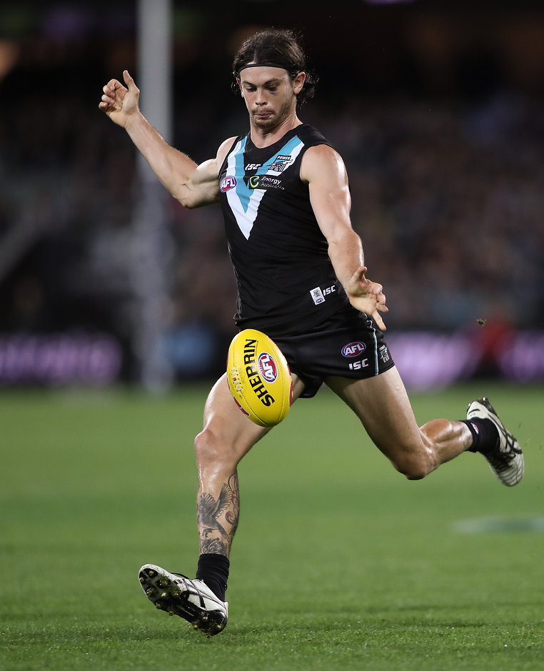 AFL 2016 Rd 07 - Port Adelaide v Brisbane Jasper Pittard has been in career-best form in 2016 - ${keywords}